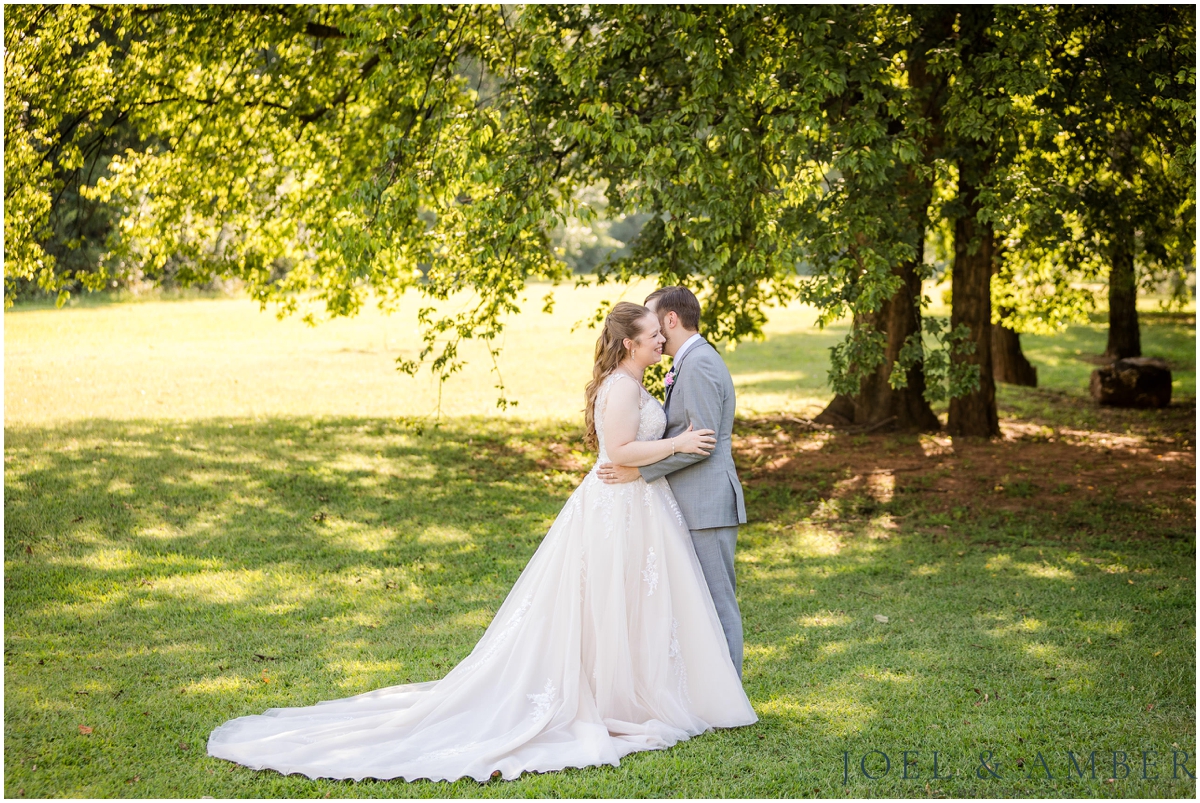 St John the Baptist Catholic Church Wedding bride and groom portraits